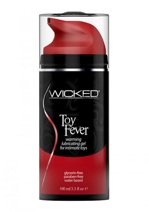 Wicked Toy Fever Warming Lubricating Gel Water Based for Intimate Toys 3.3 Ounce WS-90223
