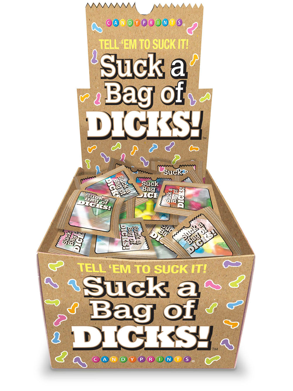 Suck a Bag of Dicks Display 100pk