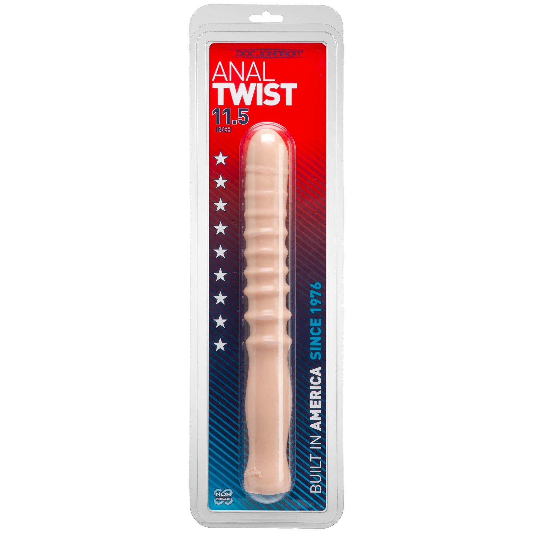 Cork screw anal twist plug for prostate stimulation 