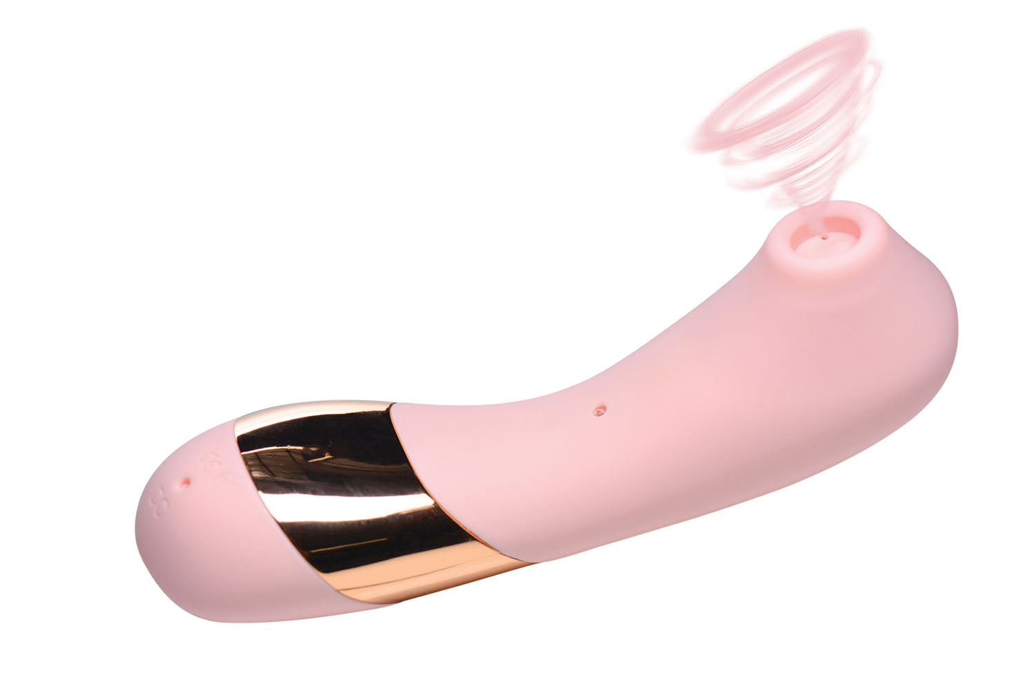 Shegasm Tickle Tickling Clit Stimulator With Suction - Pink