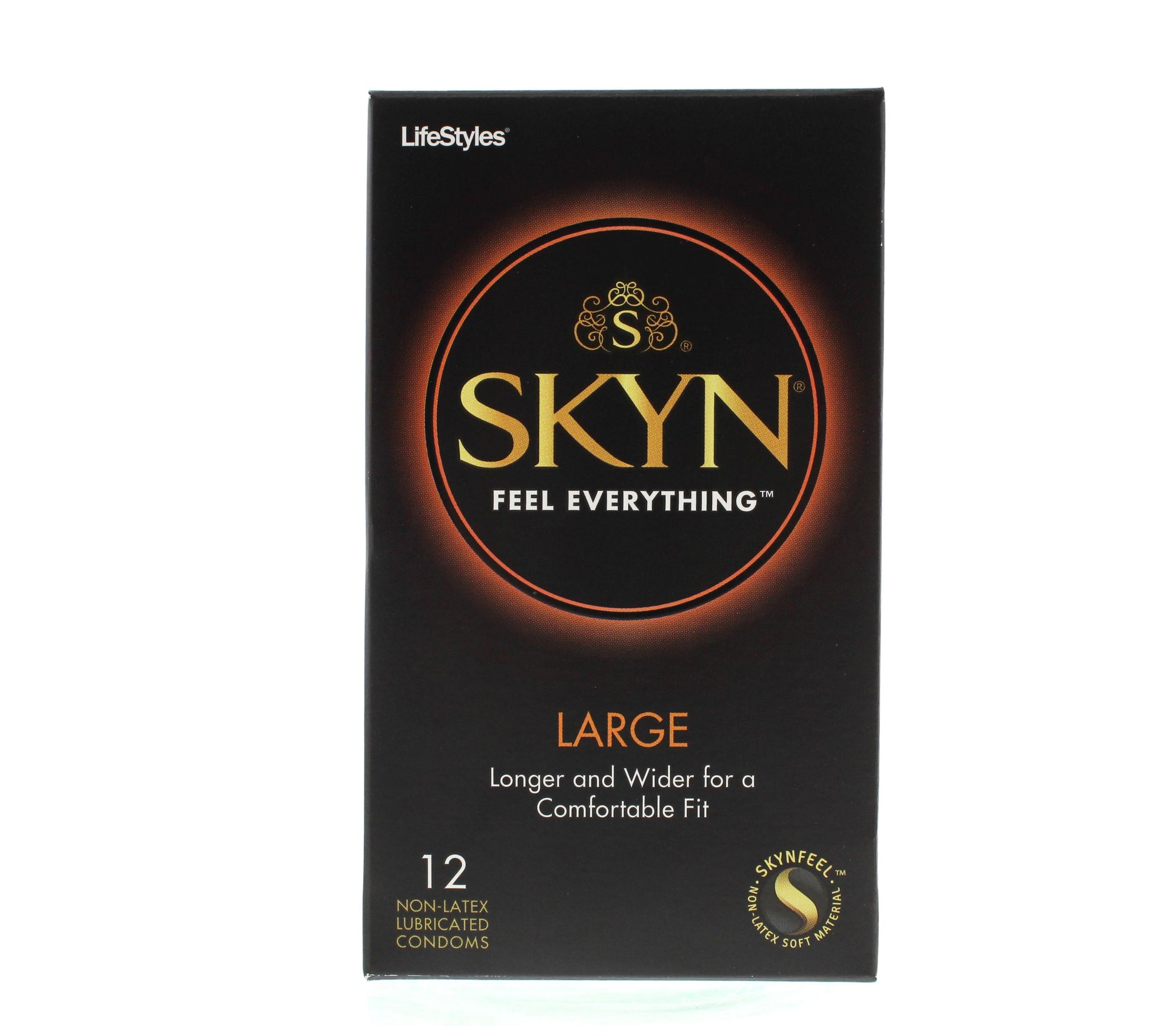 Lifestyles Skyn Large Lubricated Condoms - 12 Pack
