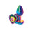 Rear Assets - Multicolor Heart - Small - Rainbow