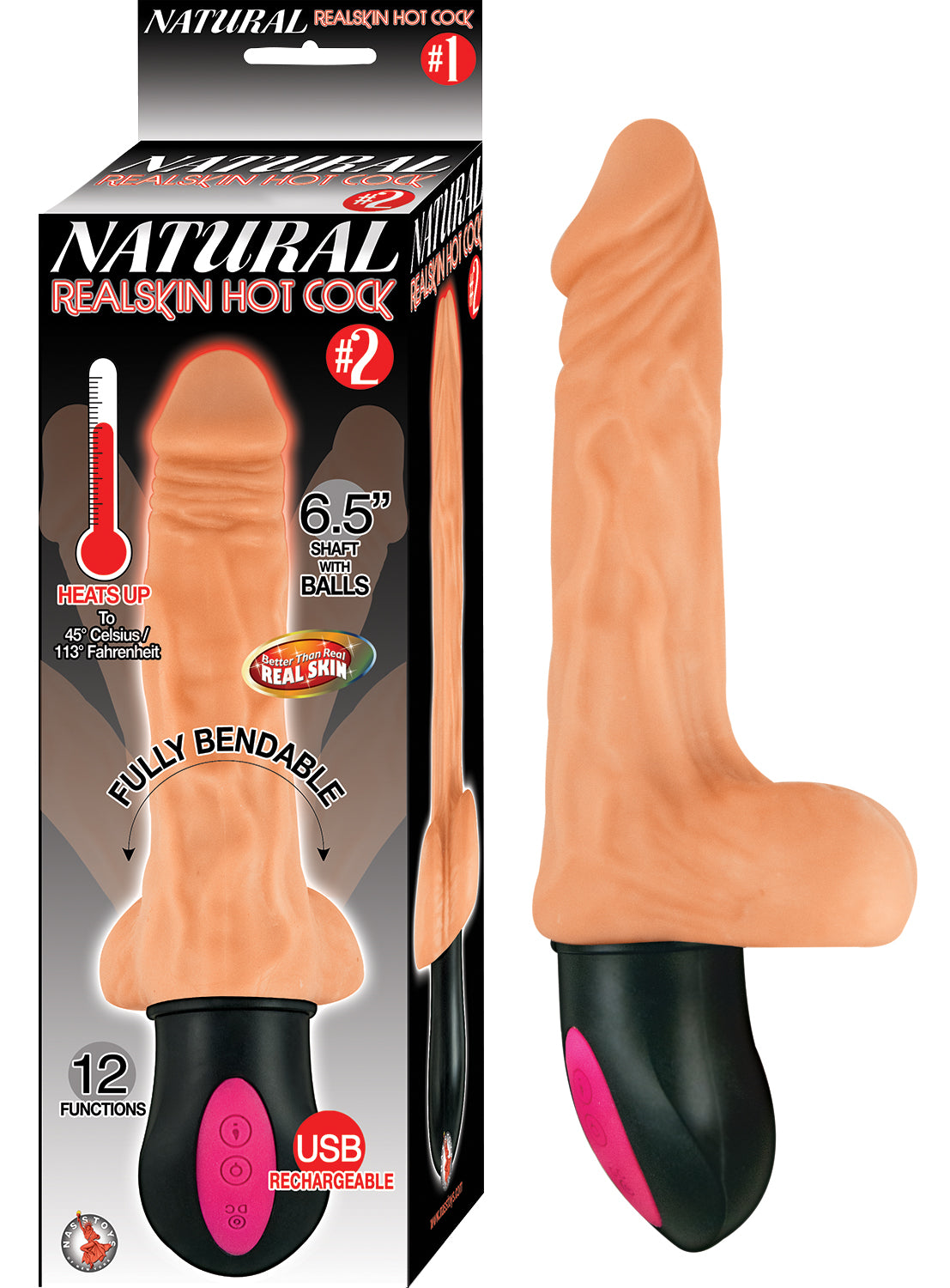 Natural Realskin Hot Cock #2 - Flesh