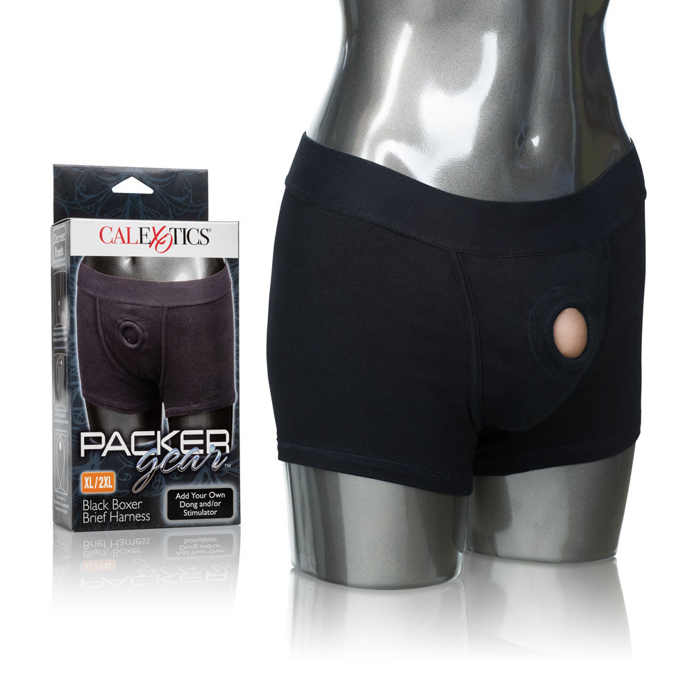 Packer Gear Black Boxer Brief Harness Xl-2xl