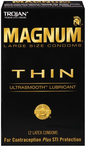 Trojan Magnum Thin - 12 Pack Tj64612