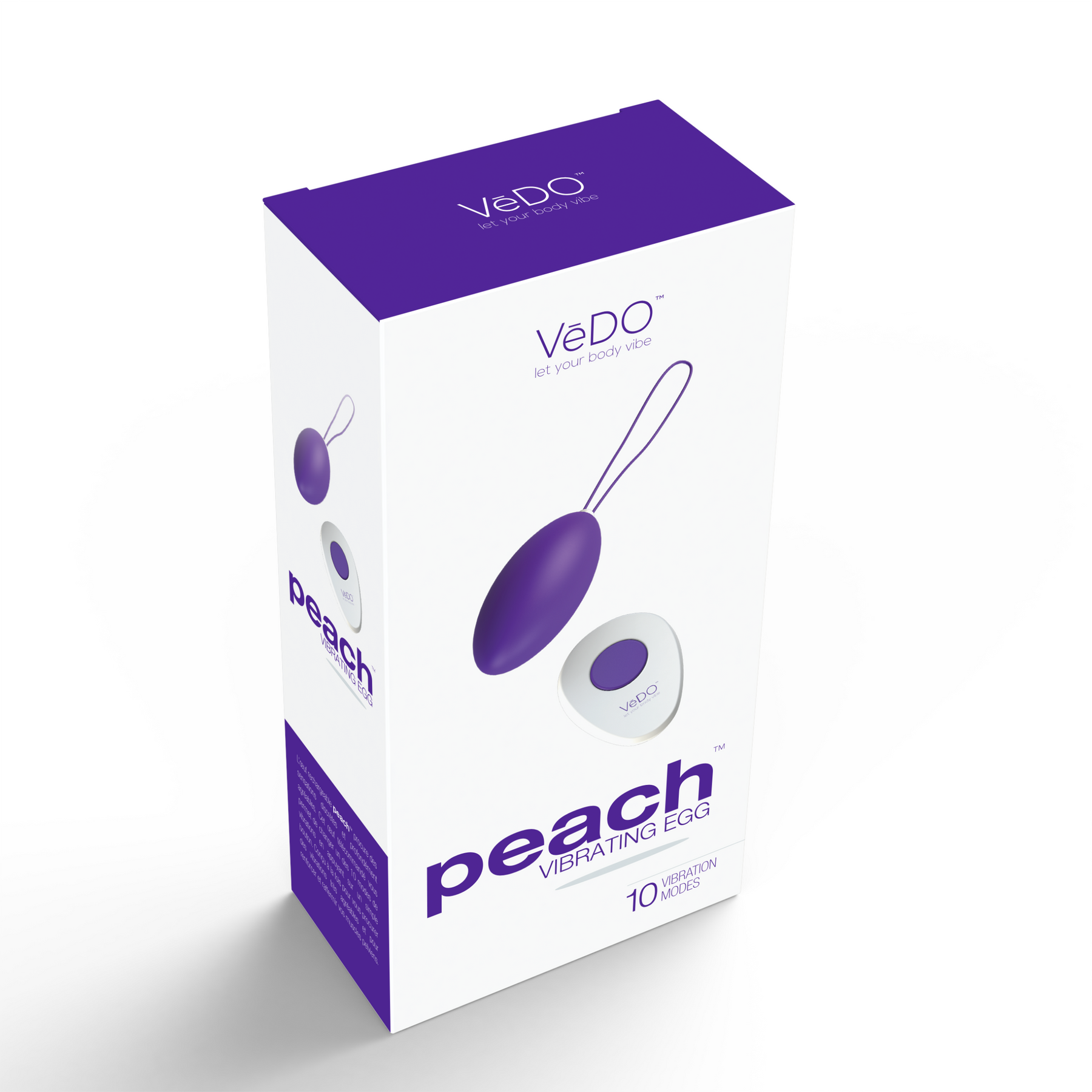 Peach Vibrating Egg - Into You Indigo