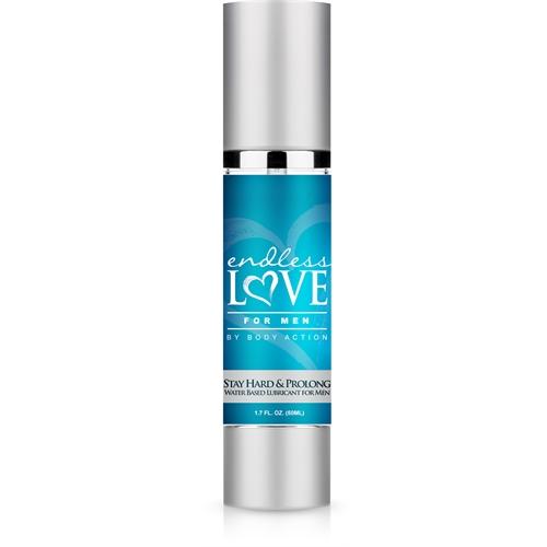Endless Love for Men Stay Hard and Prolong Water Based Lubricant 1.7 Oz