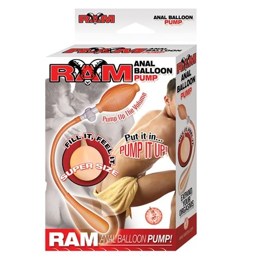 Ram Anal Balloon Pump - Flesh