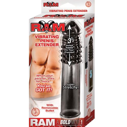 Ram Vibrating Penis Extender - Smoke