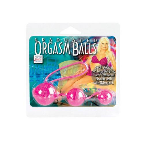 Graduated Orgasam Balls - Pink