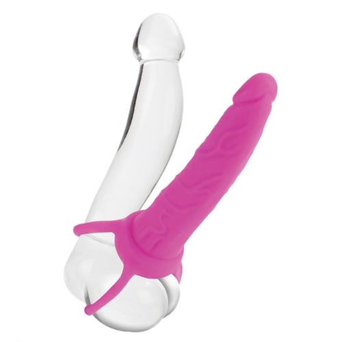 Silicone Love Rider Dual Penetrator - Pink