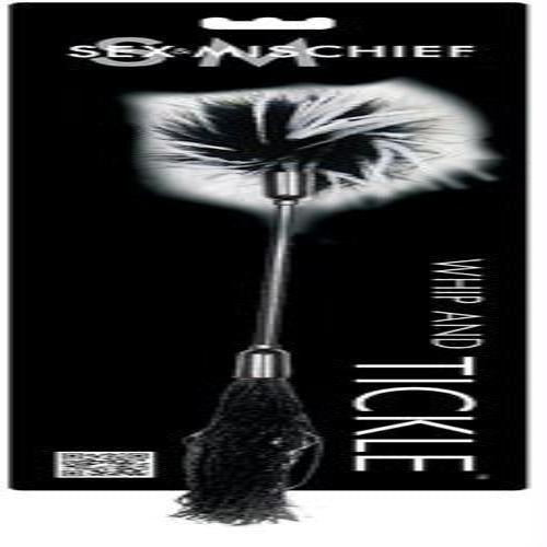 Sex and Mischief Whip and Tickler - Black